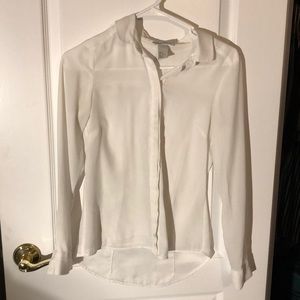 White button down shirt